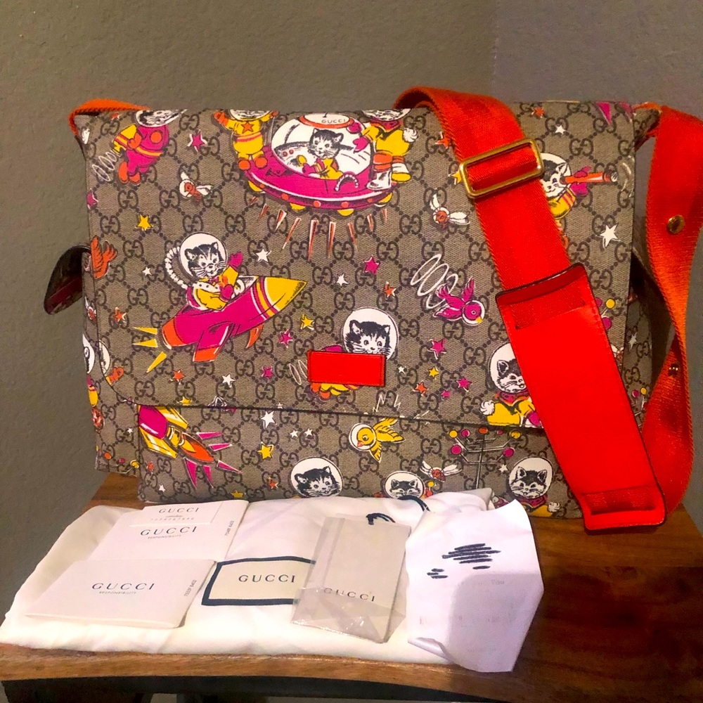 Authentic Gucci diaper bag
